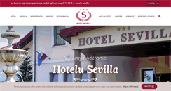 Desktop Screenshot of hotel-sevilla.pl